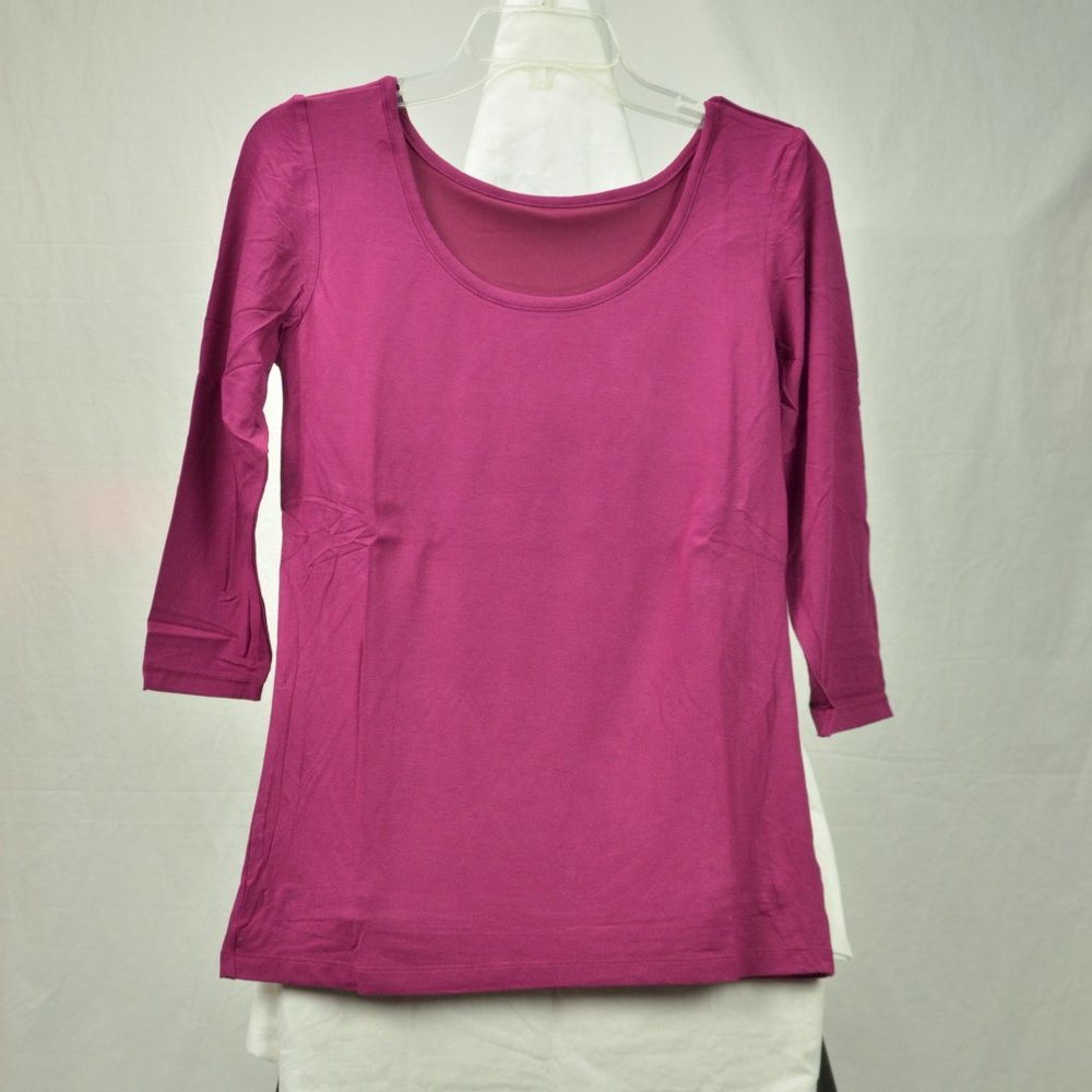 Ruby Ribbon Long Sleeved Tee- Berry